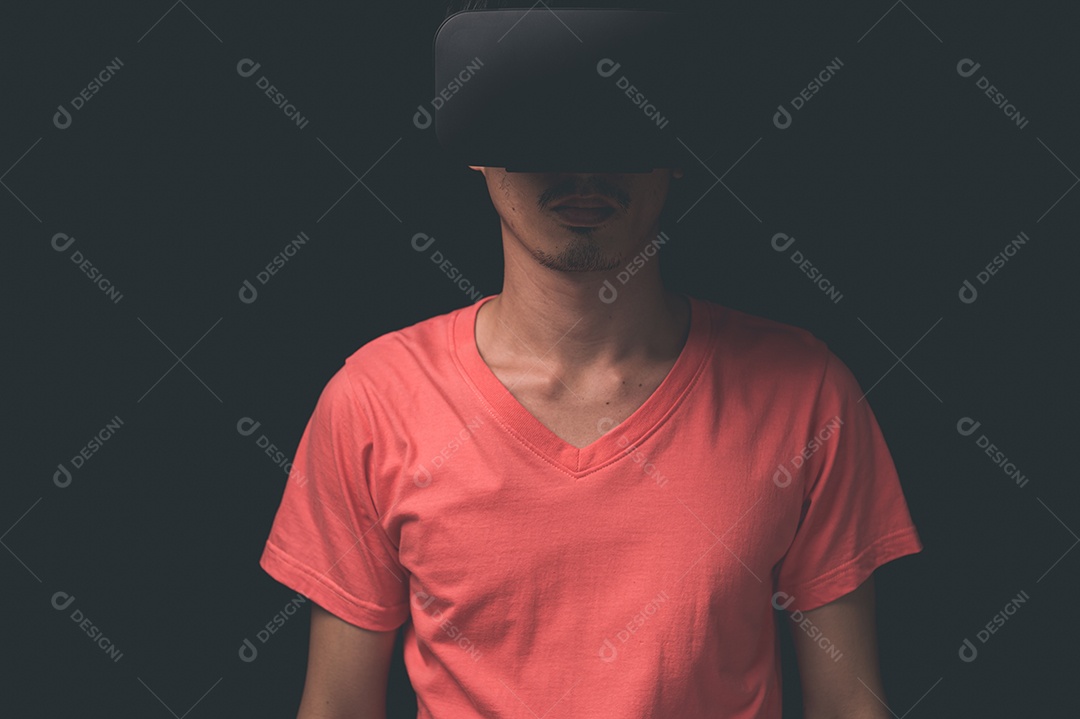 Jogue Usando óculos de realidade virtual, metaverso de mundos virtuais em 3D