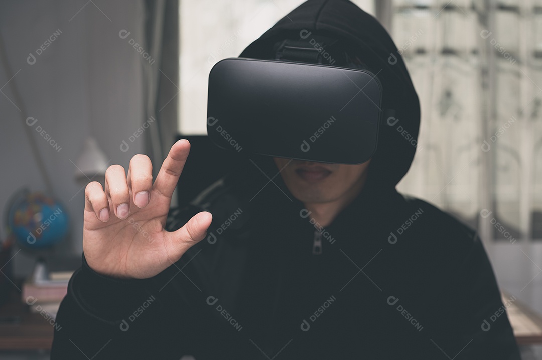 Jogue Usando óculos de realidade virtual, metaverso de mundos virtuais em 3D