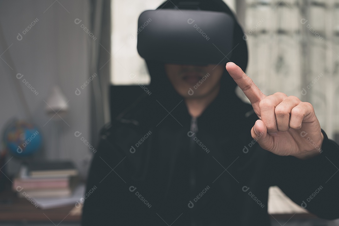 Jogue Usando óculos de realidade virtual, metaverso de mundos virtuais em 3D