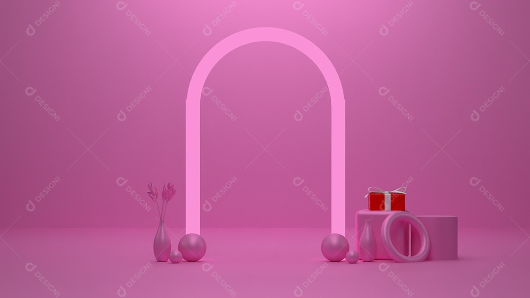 Fundo vazio e display de suporte ou prateleira com estúdio para exibição ou conceito de design