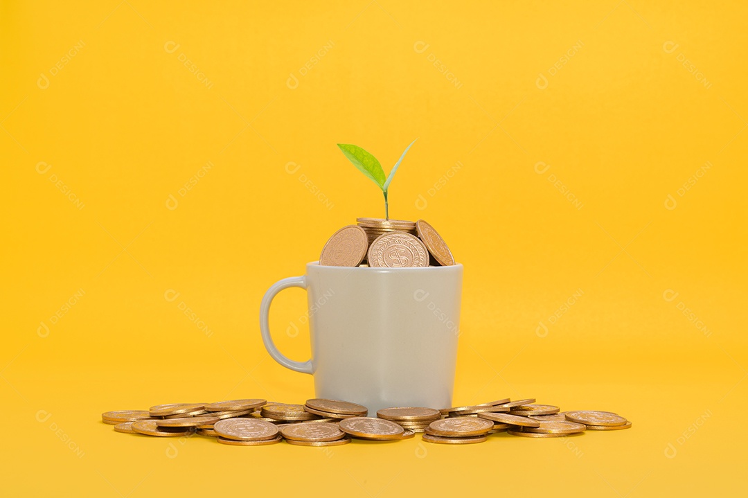 Economizar dinheiro, investir em ações, crescimento financeiro, renda