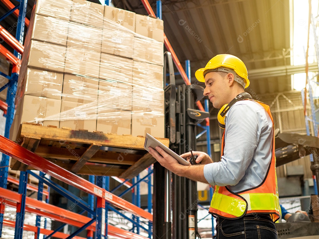 Engenheiro lista de verificação de segurança ordem carga logística