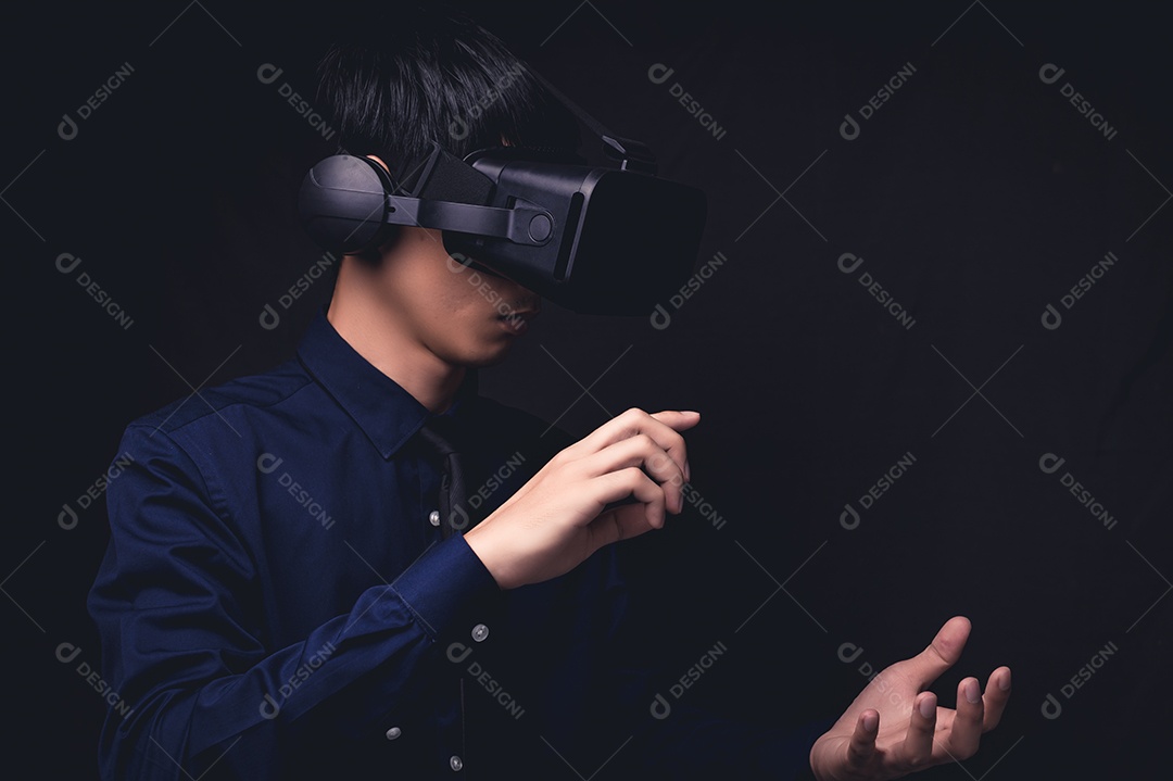 Tecnologia on-line do metaverso de conexão de óculos VR