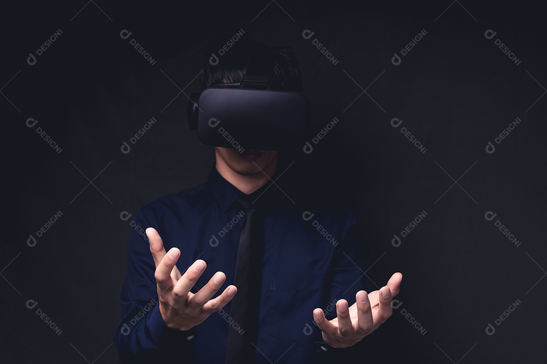 Tecnologia on-line do metaverso de conexão de óculos VR