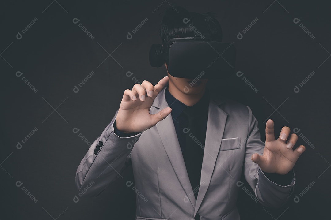 Tecnologia on-line do metaverso de conexão de óculos VR