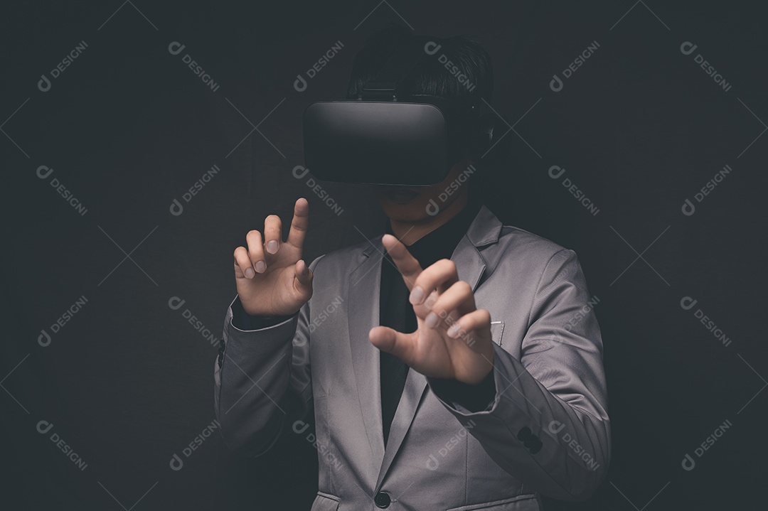 Tecnologia on-line do metaverso de conexão de óculos VR