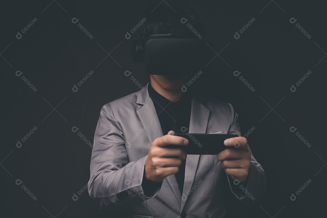 Tecnologia on-line do metaverso de conexão de óculos VR