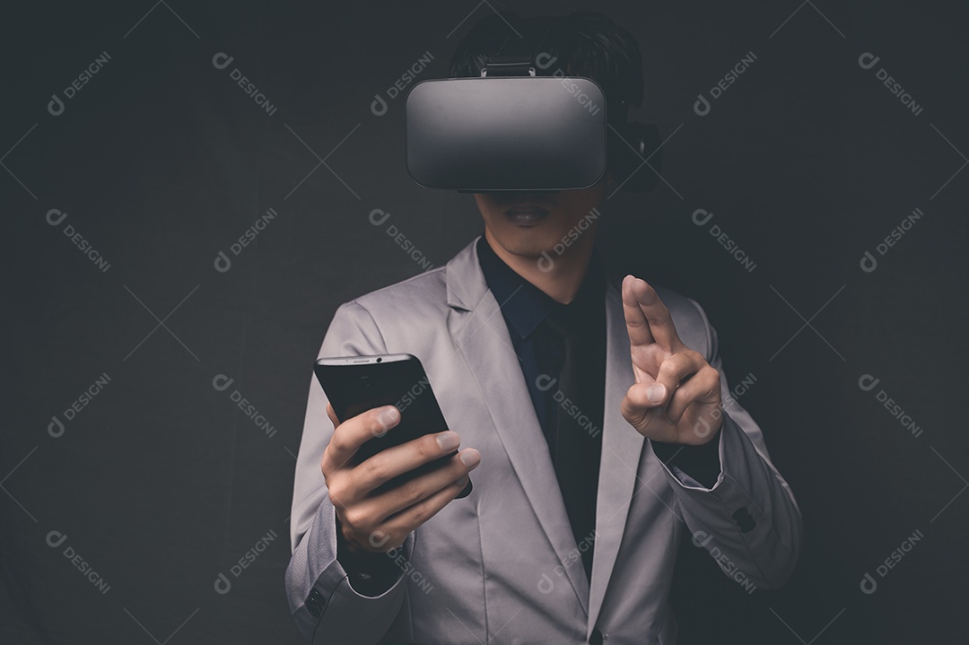 Tecnologia on-line do metaverso de conexão de óculos VR