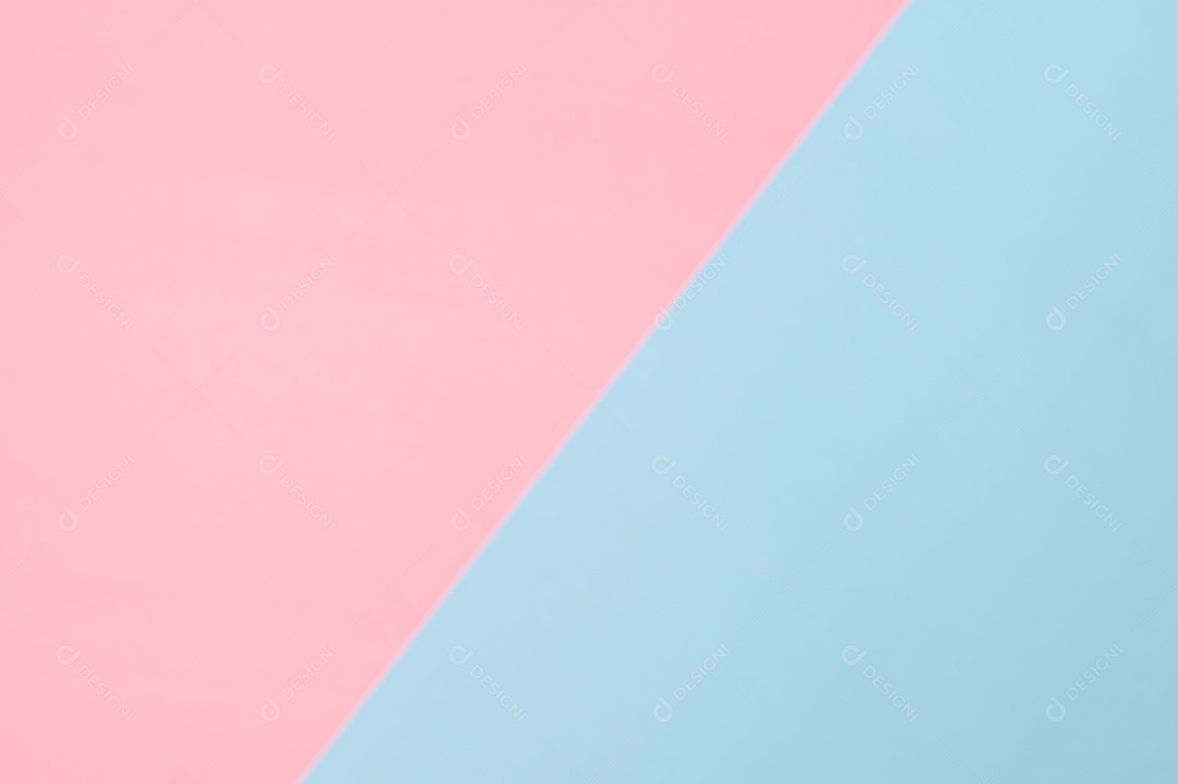 Papel de fundo em 2 cores, azul e rosa.