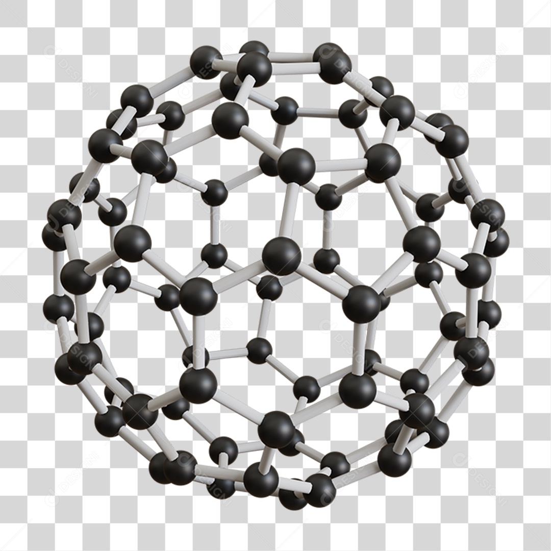 Estrutura de Moléculas PNG Transparente