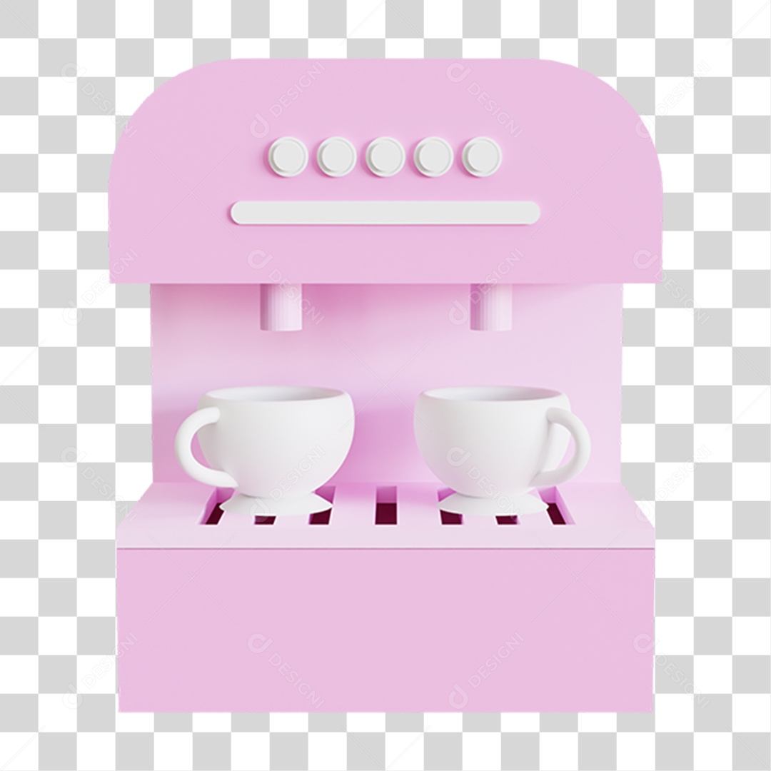 Maquina de Café PNG Transparente