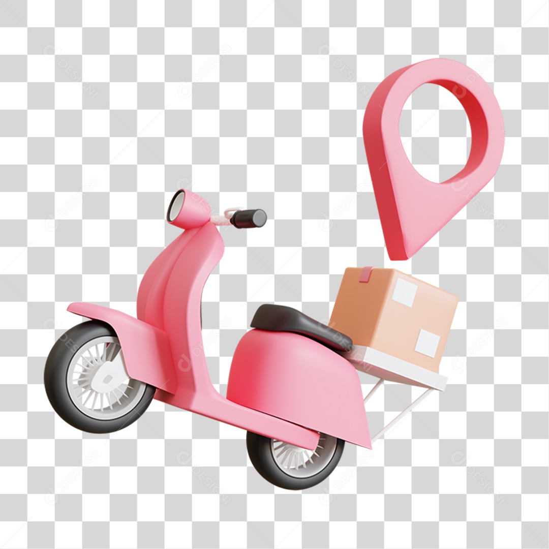 Pin de Localização Entregas PNG Transparente