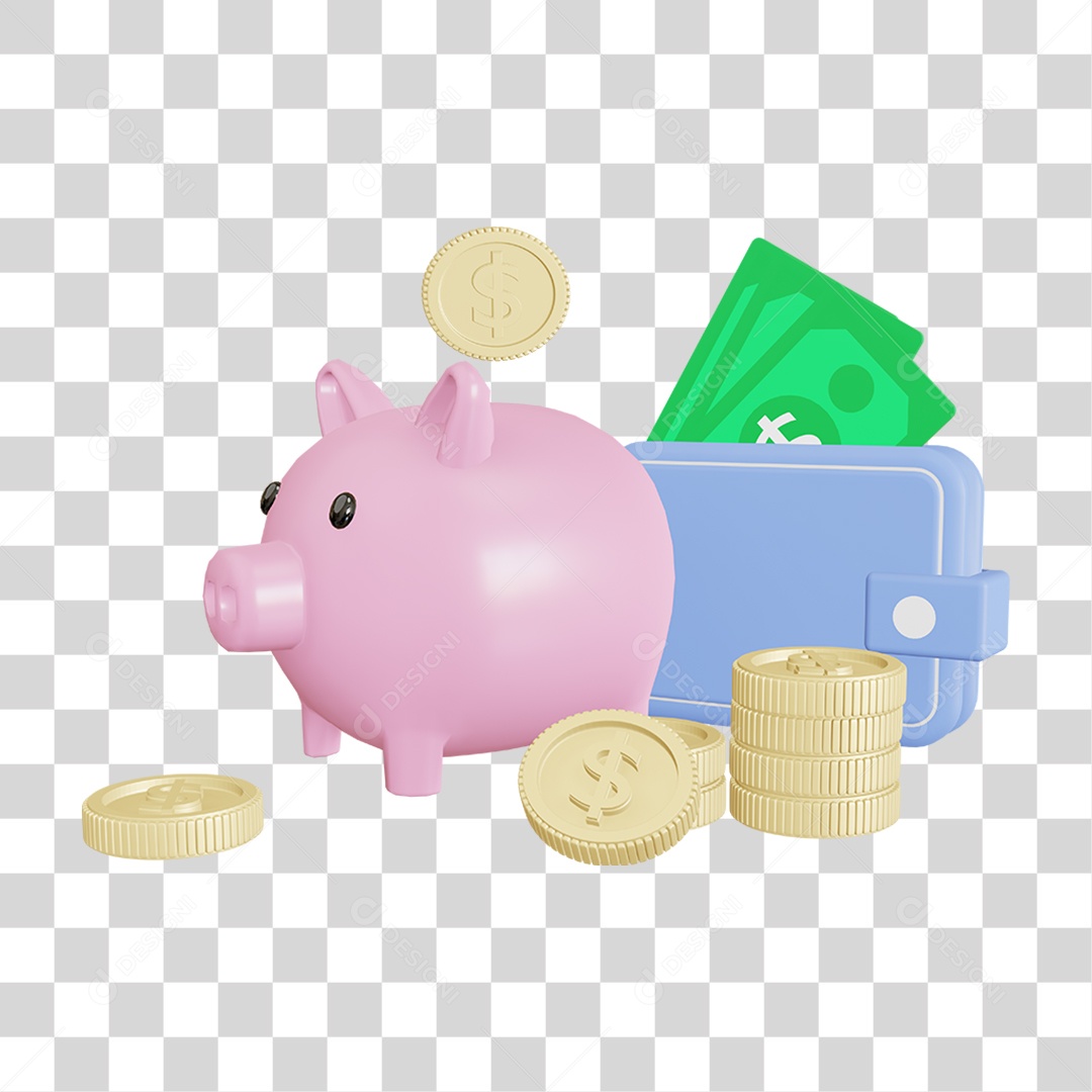 Dinheiro Cofre Carteira PNG Transparente