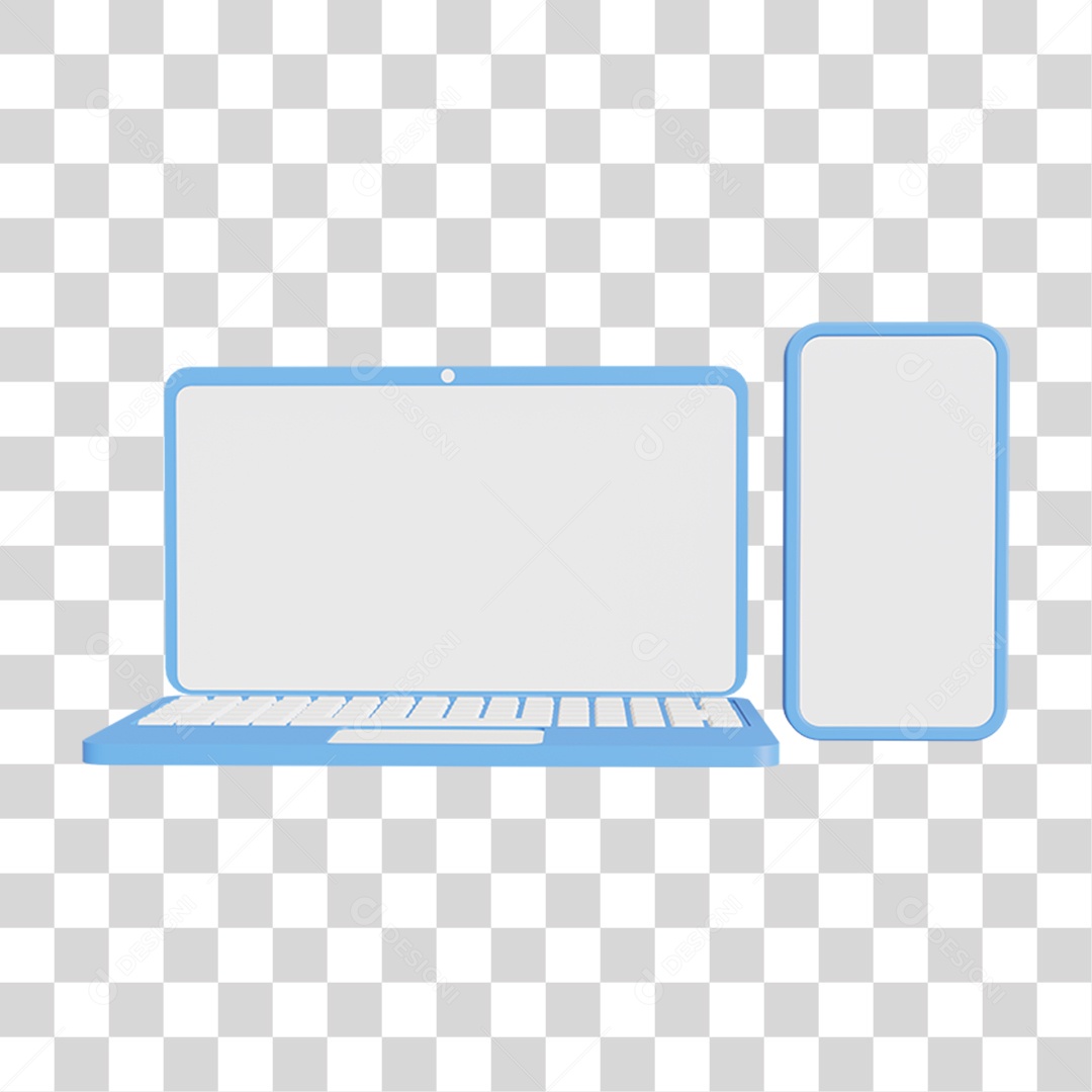 Notebook Celular Eletrônico PNG Transparente