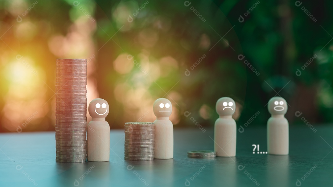 Conceito de economizar dinheiro e crescimento futuro