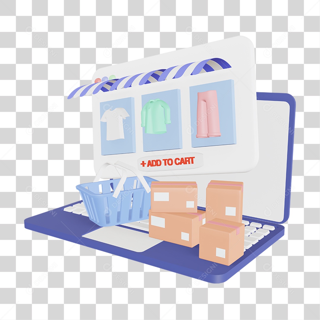 Computador Compras Online Lojas Virtuais PNG Transparente