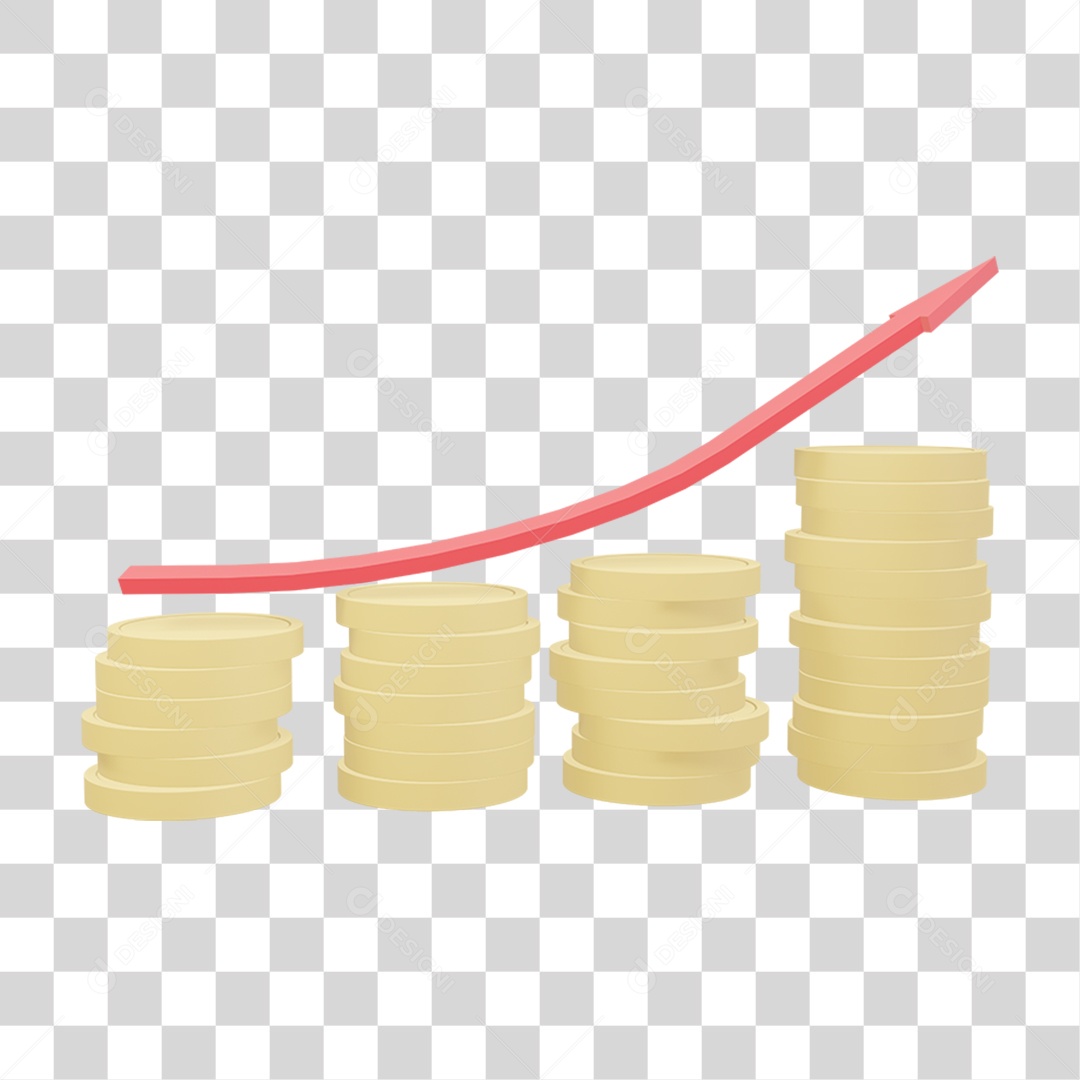 Gráficos de Moedas PNG Transparente
