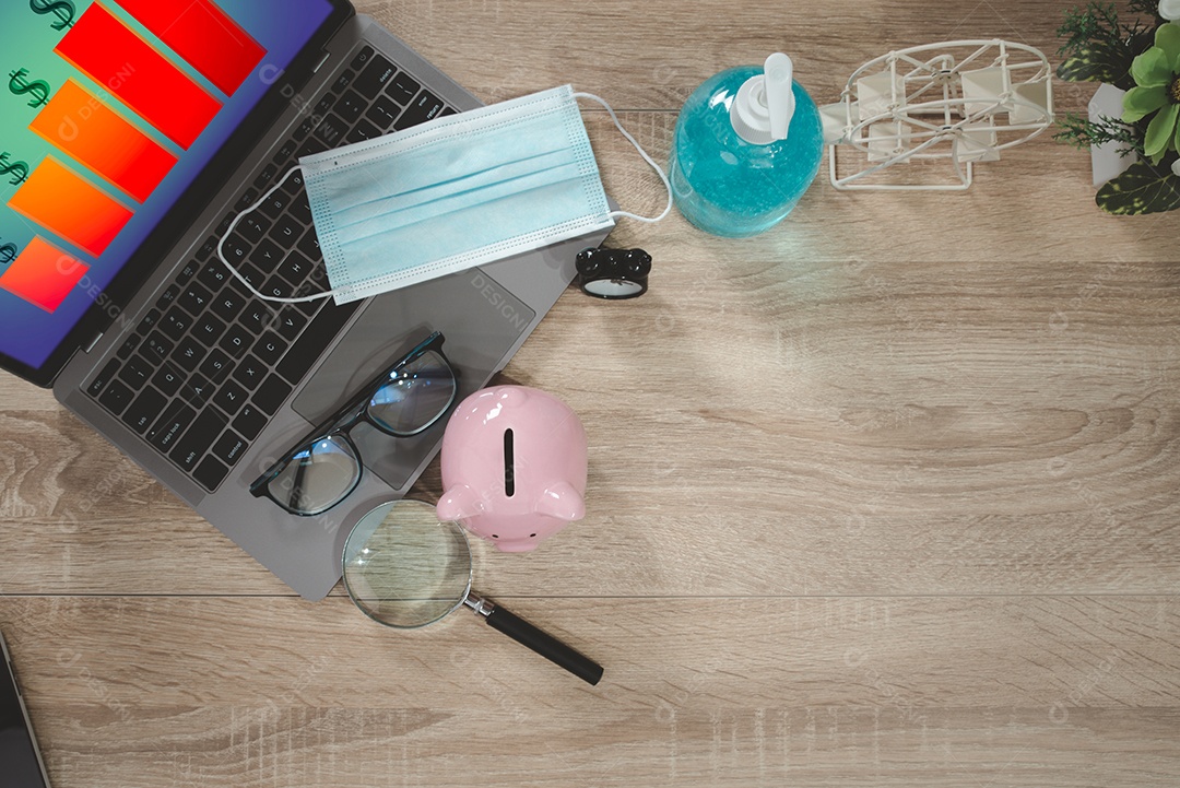 Conceito de crescimento futuro da poupança.