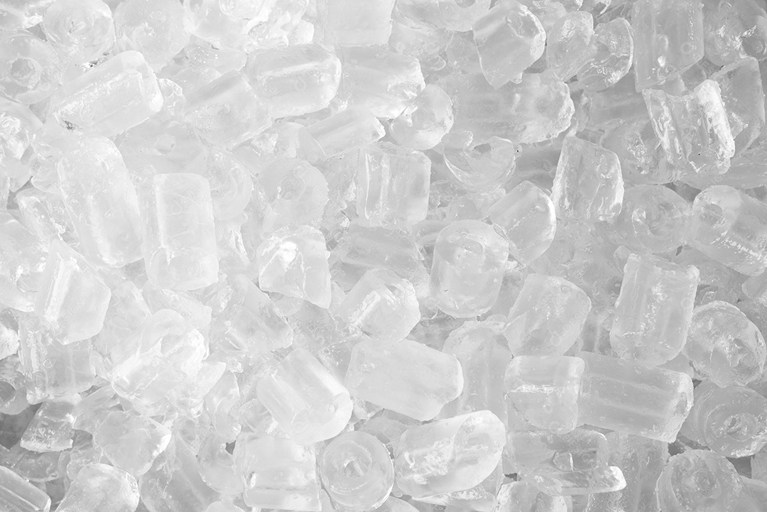 Fundo de gelo. Conceito de textura e decoração.