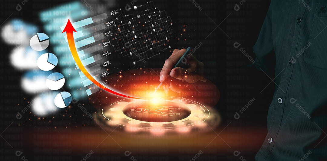 Ícone de símbolo de tecnologia de inteligência artificial