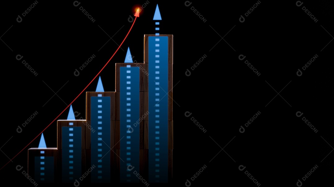 Blocos de madeira colocados lado a lado