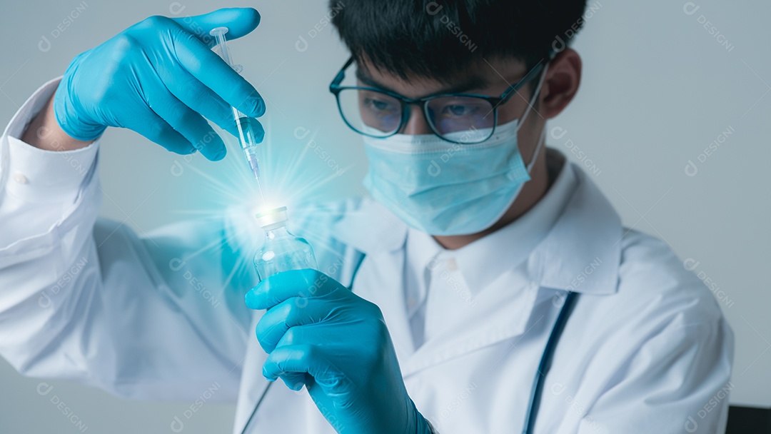 Tecnologia médica e conceito futurista.