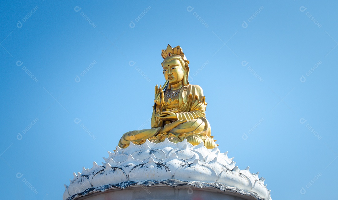 Estátua de Guanyin, Buda Kuan-yin Guan Yin é a Deusa da Misericórdia e Compaixão