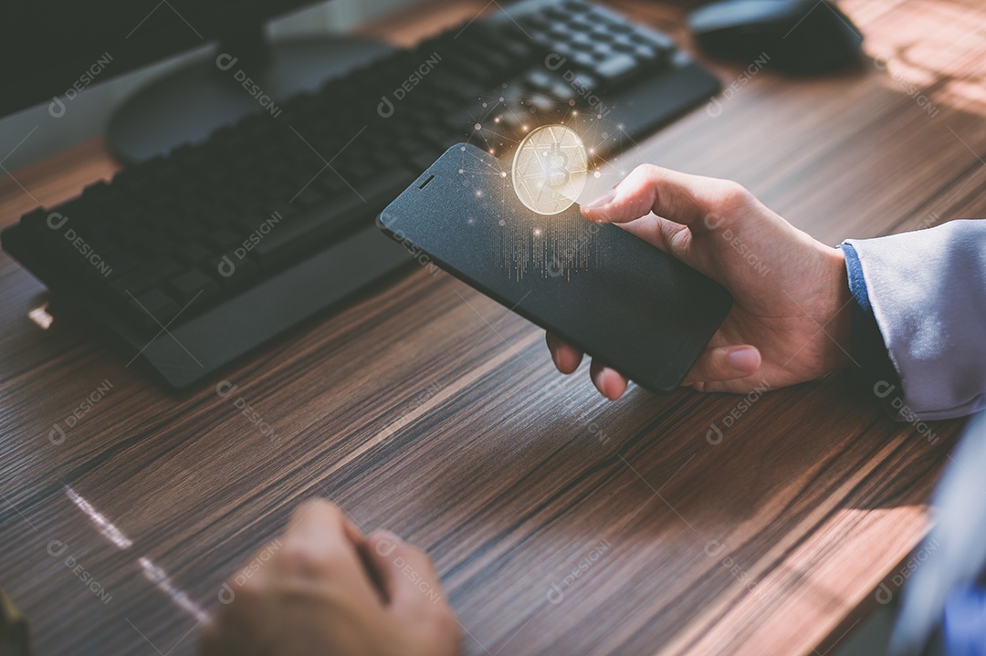 Negociação comercial de moedas criptográficas Bitcoin Bolsas Investem ações do Metaverso