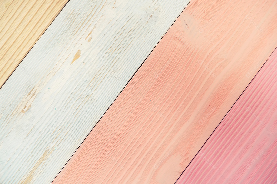Background texture of multicolor wood plank pastel color floor. Concept of material and wallpaper.