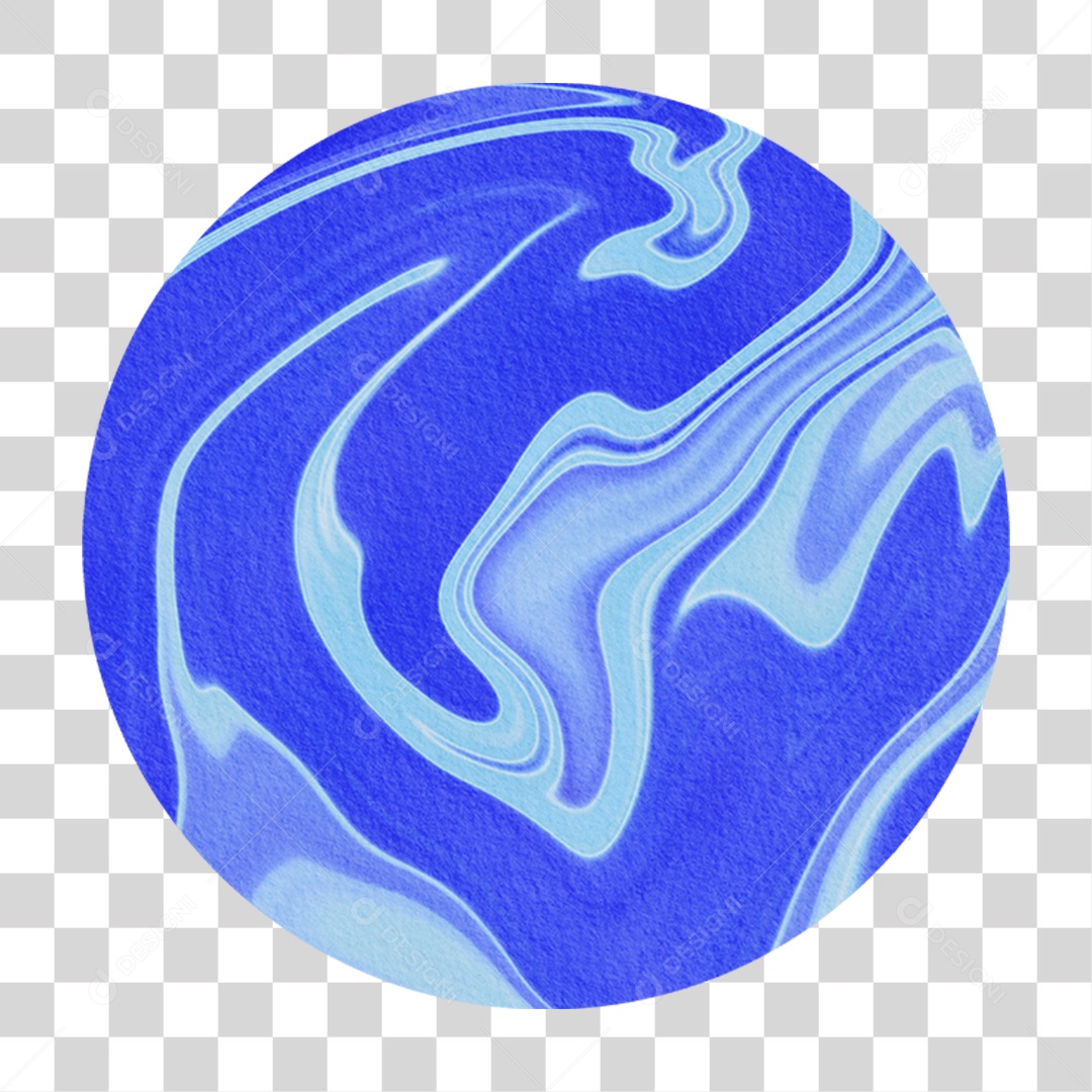 Textura Redonda Aquarela Básica PNG Transparente