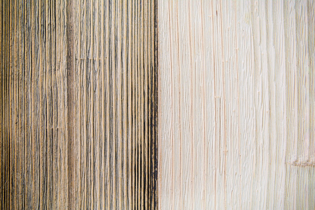 Fundo de piso de mesa superior padrão de madeira de dois tons. Plano de fundo.