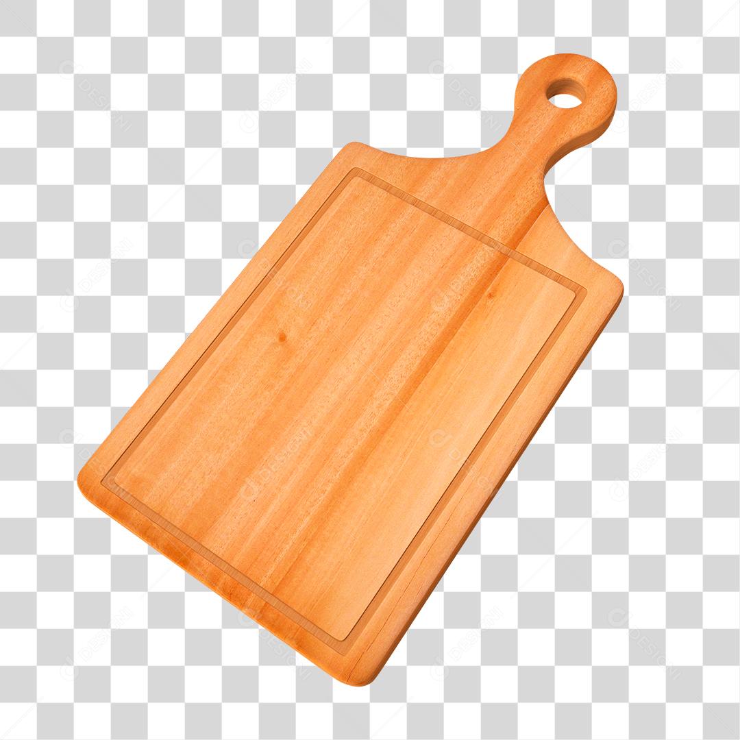 Tábua de Corde Madeira Marrom Elemento 3D Para Transparente