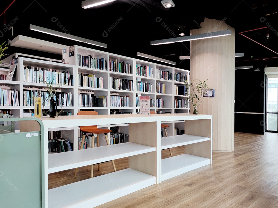 Um cantinho sossegado da leitura.