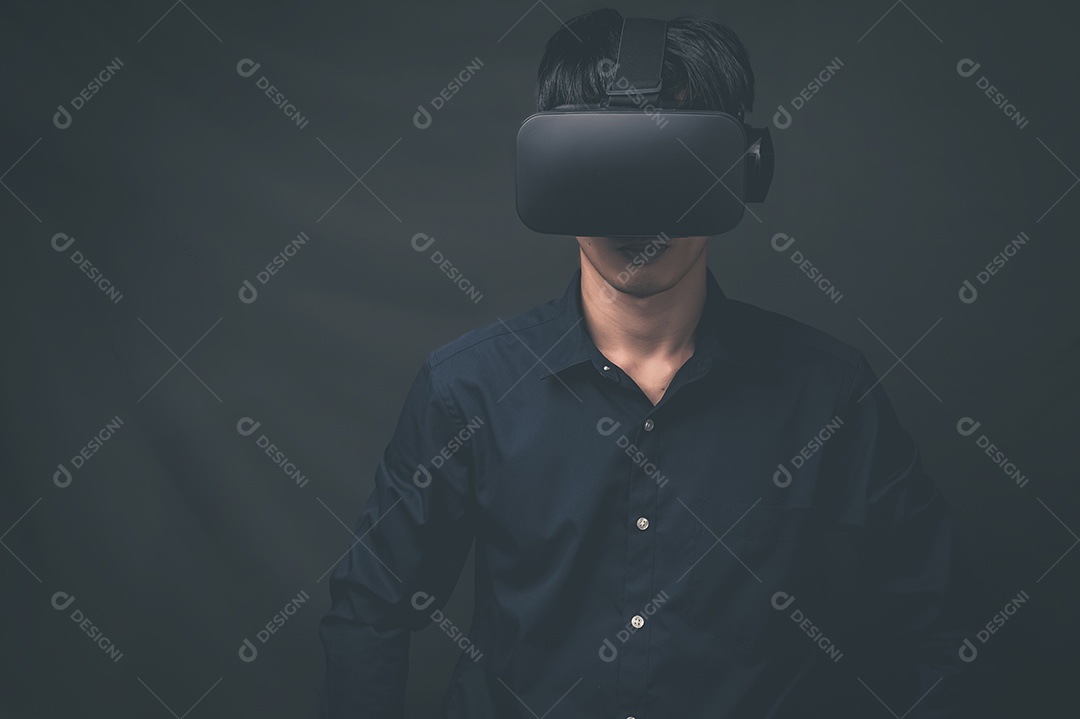 Tecnologia on-line do metaverso de conexão de óculos VR