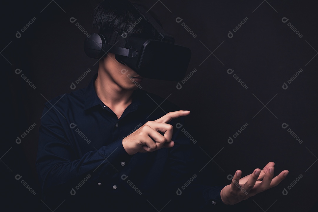Tecnologia on-line do metaverso de conexão de óculos VR