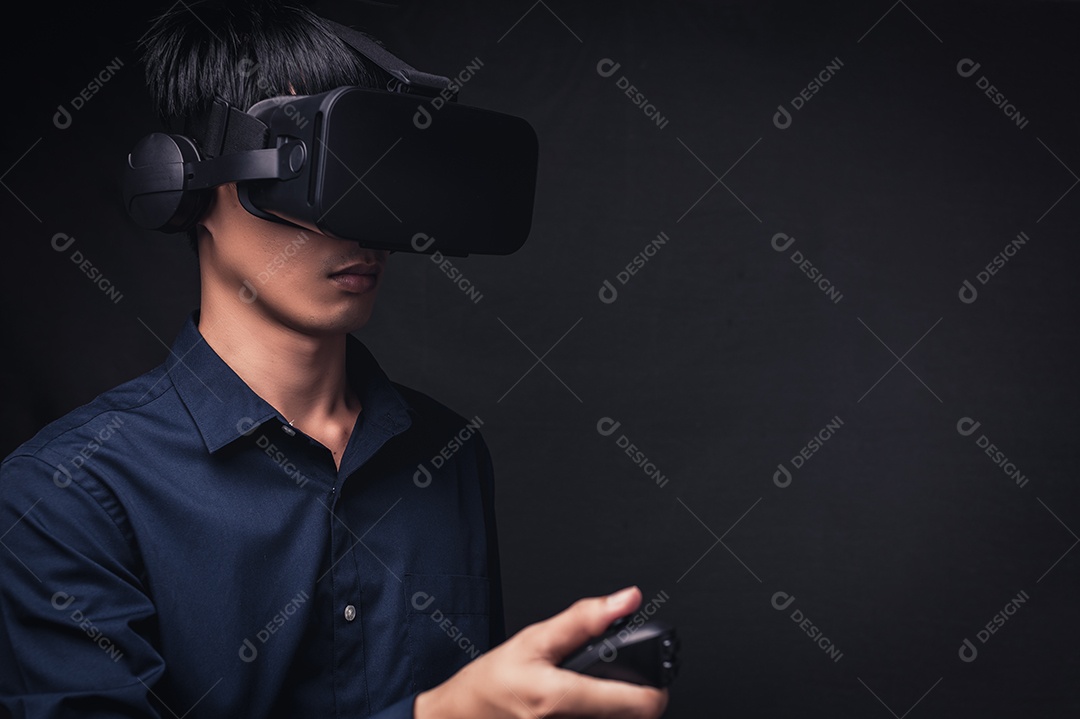 Tecnologia on-line do metaverso de conexão de óculos VR