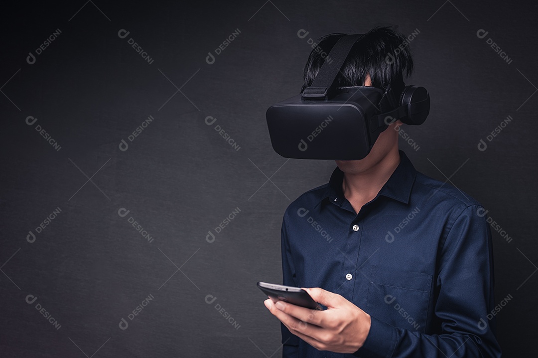 Tecnologia on-line do metaverso de conexão de óculos VR