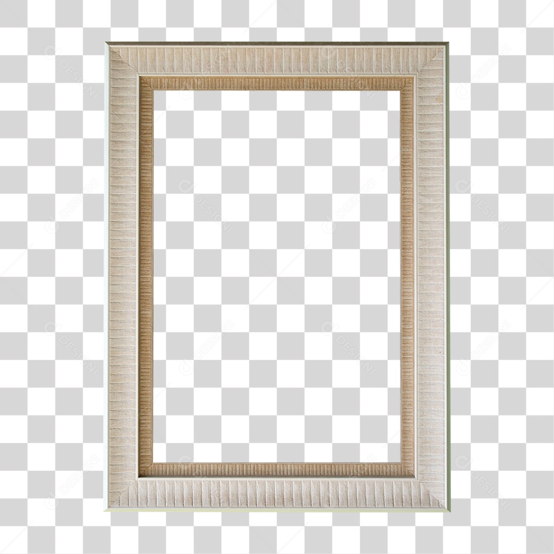 Moldura Quadro Formas PNG Transparente