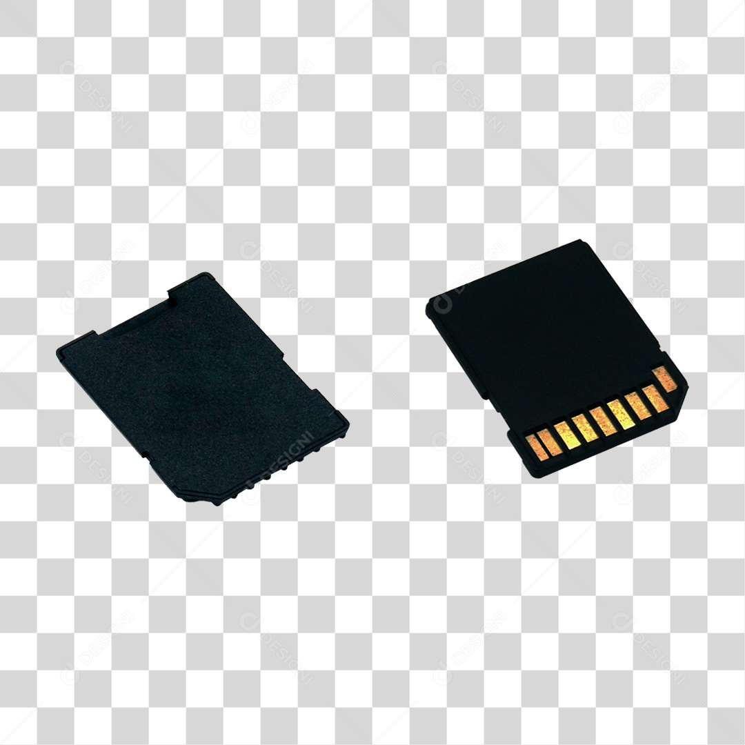Suporte para Cartão de Memoria PNG Transparente