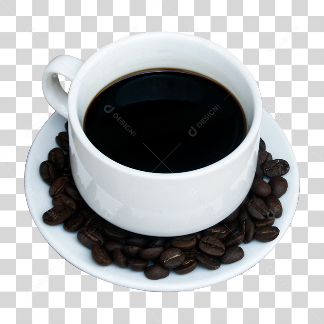 Xícara de Café Quente PNG Transparente