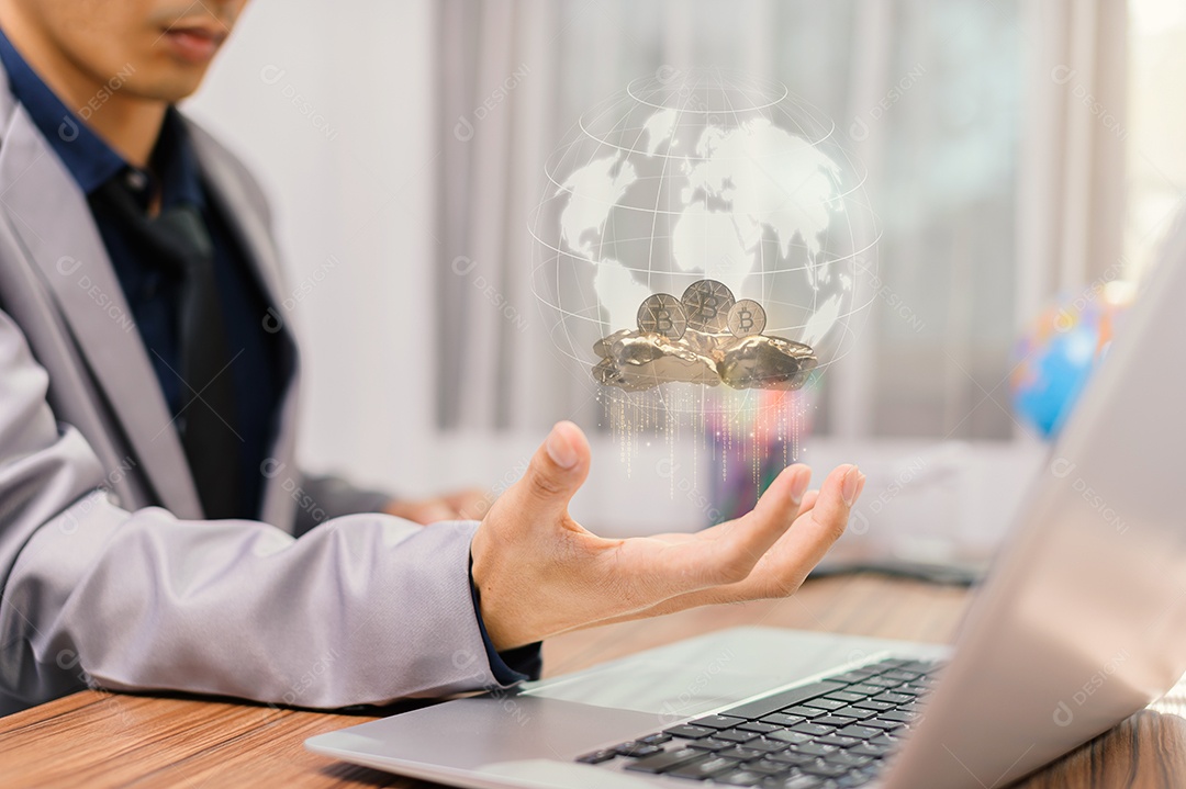 Negociação comercial de moedas criptográficas Bitcoin Trocas Investir Metaverso ações