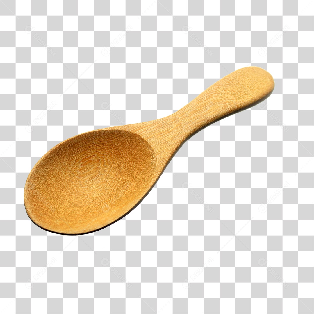 Colher de Madeira PNG Transparente