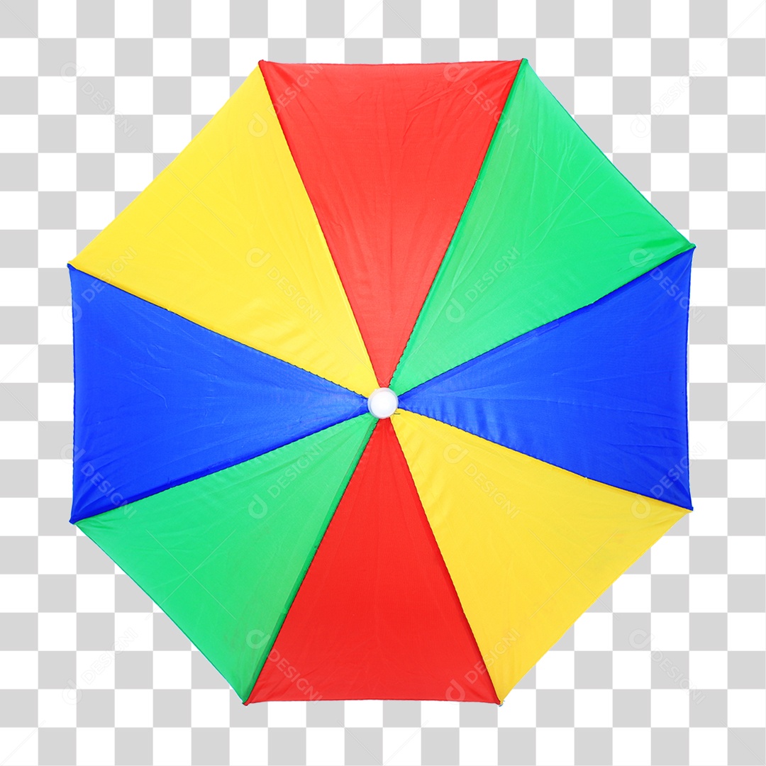 Guarda Chuva Colorido PNG Transparente