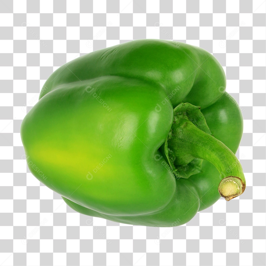 Pimentão Verde Alimento PNG Transparente
