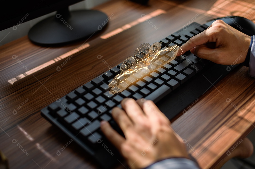 Negociação comercial de moedas criptográficas Bitcoin Trocas Investir Metaverso ações