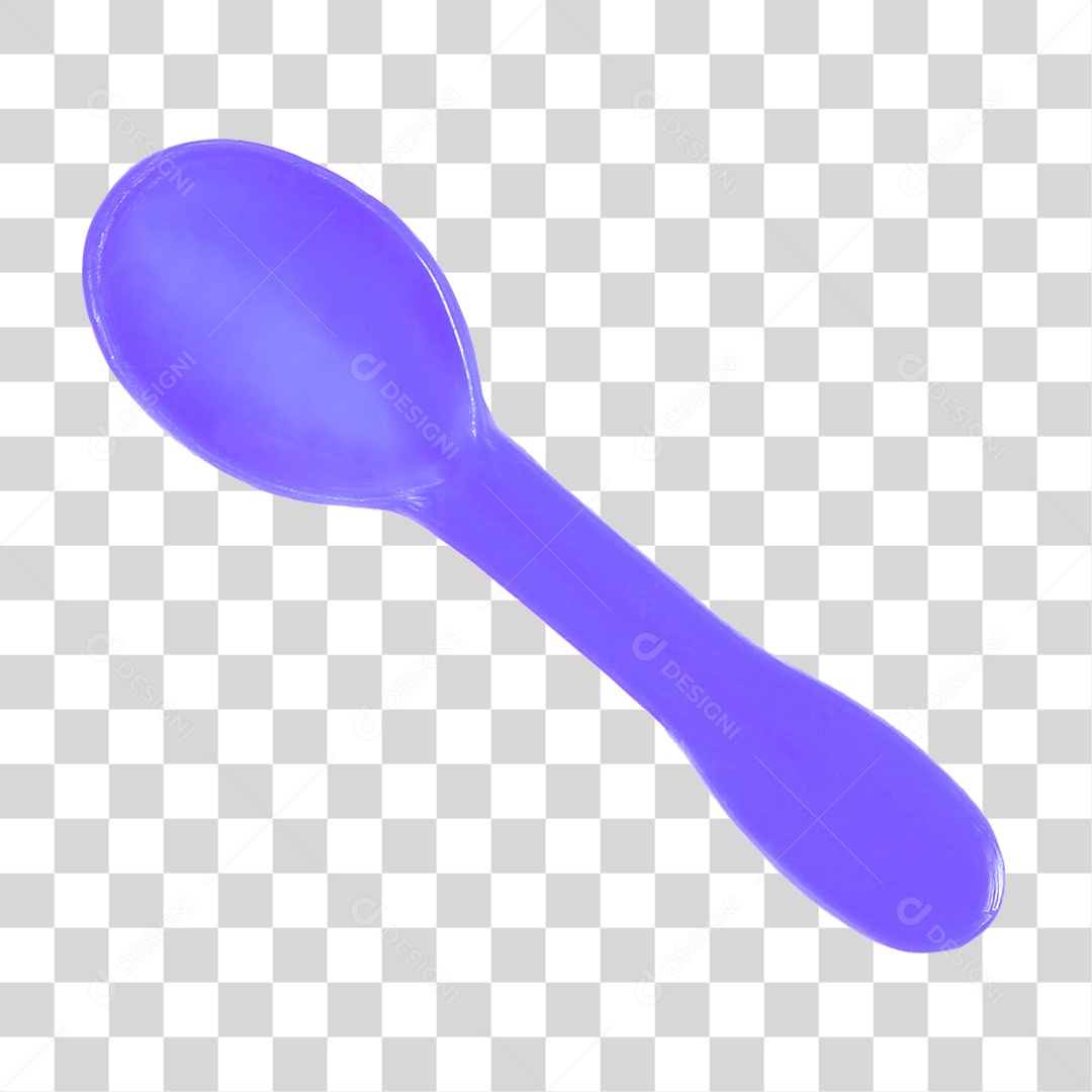 Colher de Plástico PNG Transparente
