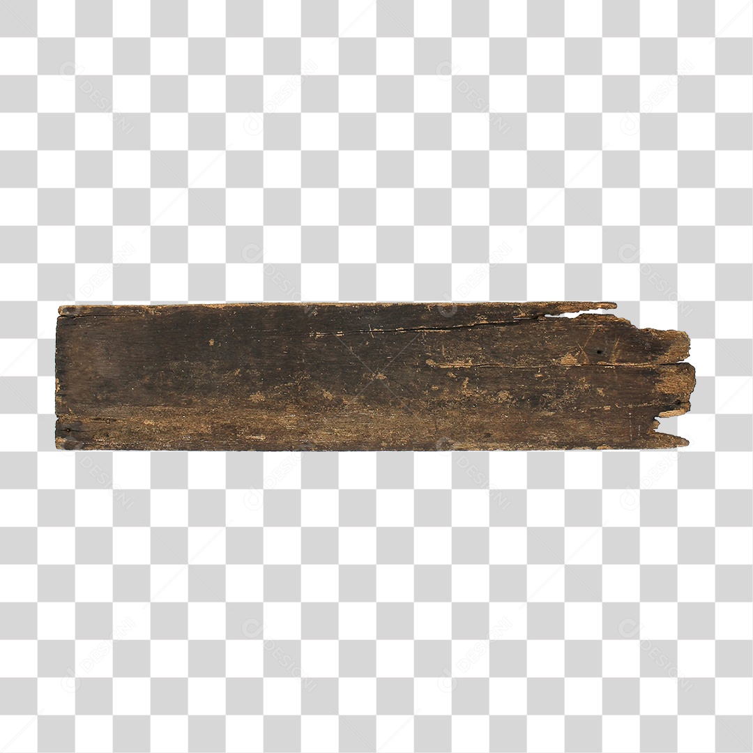 Pedaço de Madeira Velho PNG Transparente