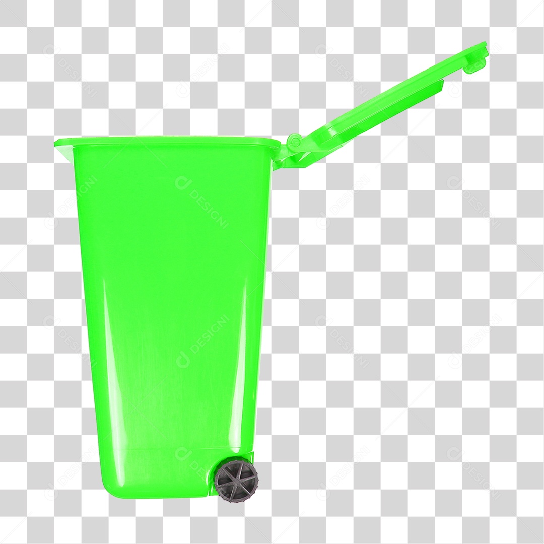 Lixeira Lata de Lixo PNG Transparente