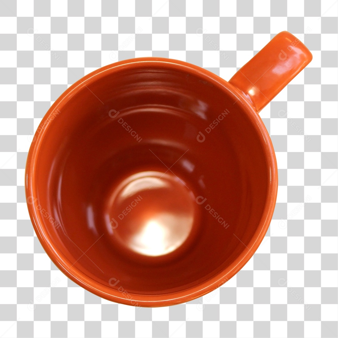 Copo de Porcelana PNG Transparente