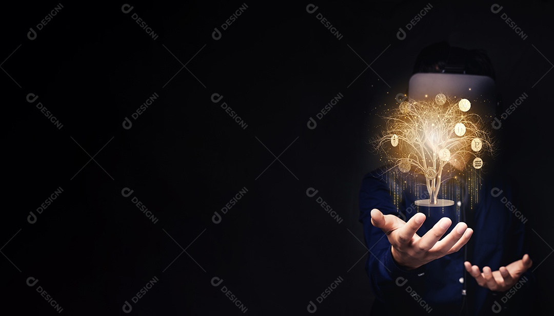 Negociação comercial de moedas criptográficas Bitcoin Trocas Investir Metaverso ações